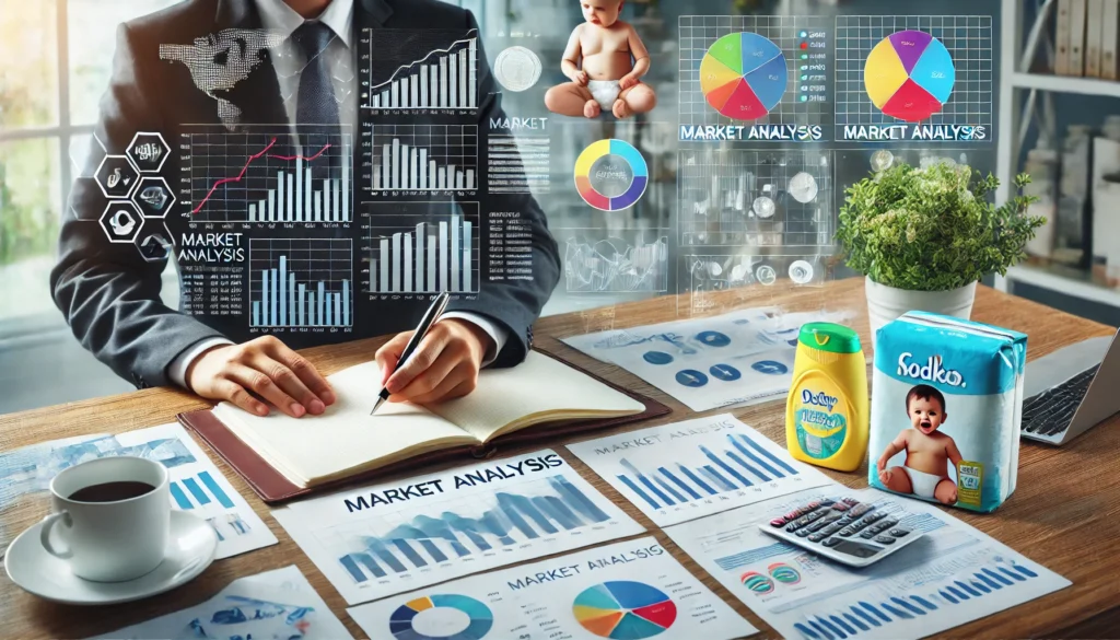 مشروع بامبرز: دراسة جدوى مشروع حفاضات اطفال بالتفصيل 2025 مشروع حفاضات اطفال