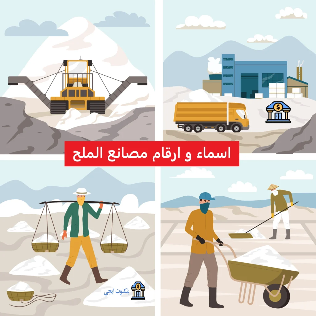 دليل عناوين وارقام مصانع الملح في مصر: أكثر من 50 مصنع ملح جملة وتعبئة وتصدير اسماء و ارقام مصانع الملح – أماكن استخراج الملح في مصر